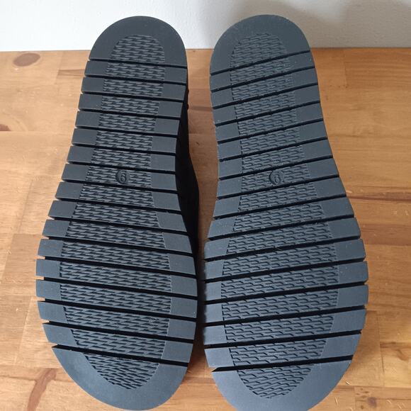 Glolily Elle Platform Wave Perf Black, EPW-601 Women's Size 9M - Pre-owned - Picture 9 of 11